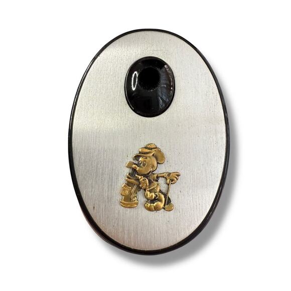 Disney World Vintage Mickey Mouse Cast Member Metal Pen Holder - Picture 1 of 5